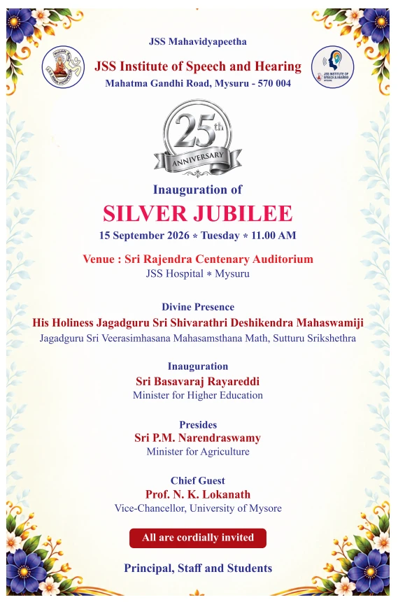Silver Jubilee Celebrations 2026